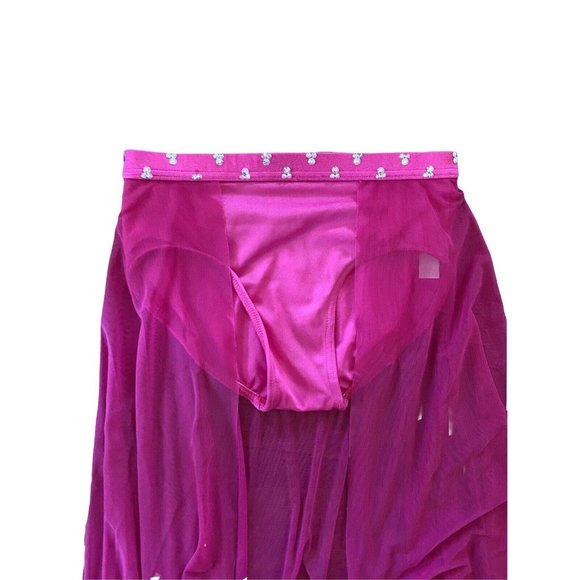 custom adult xs/s lyrical/contemporary dance costume hot pink - Picture 8 of 9